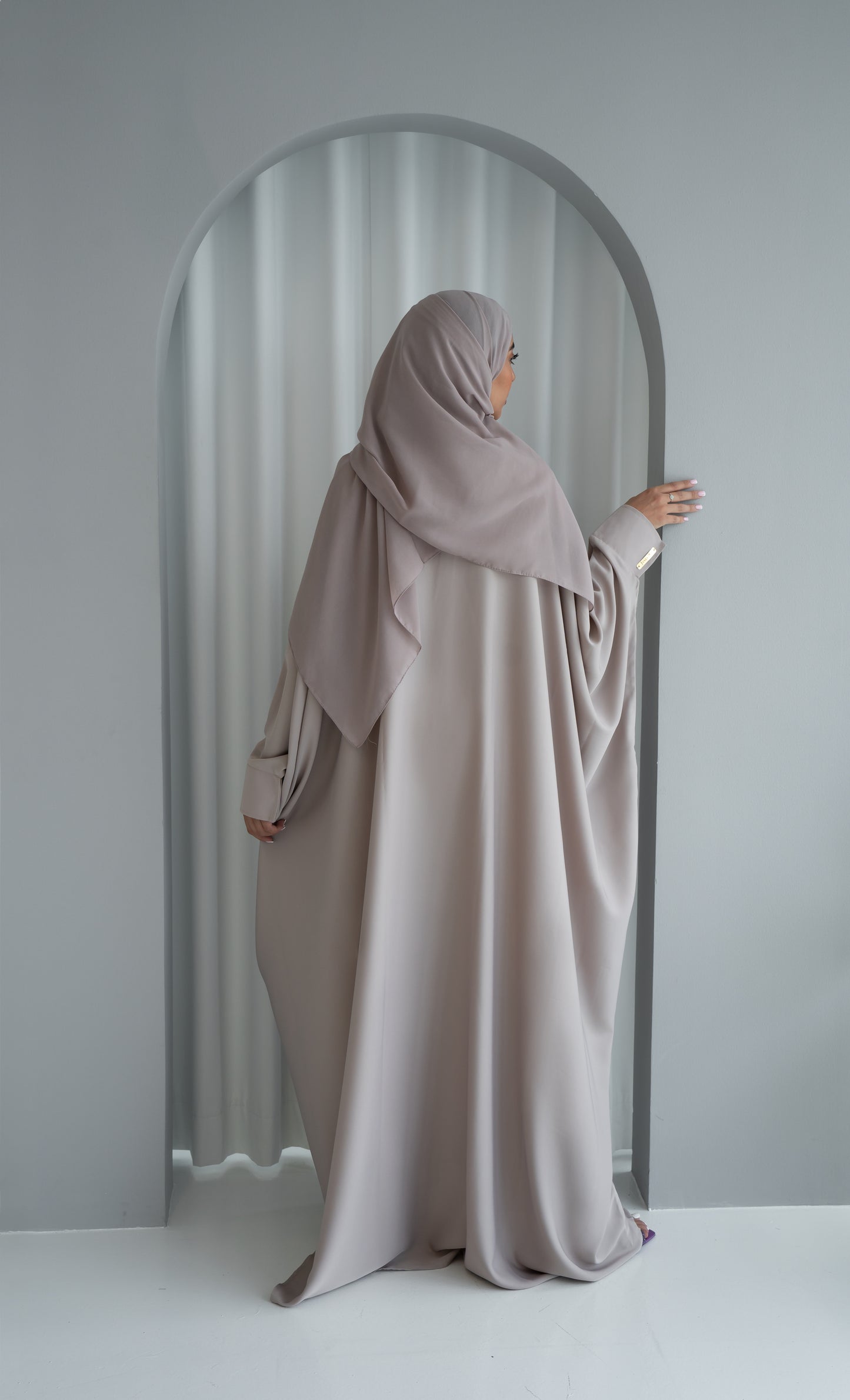 Abaya FATIMAH - Rose poudré